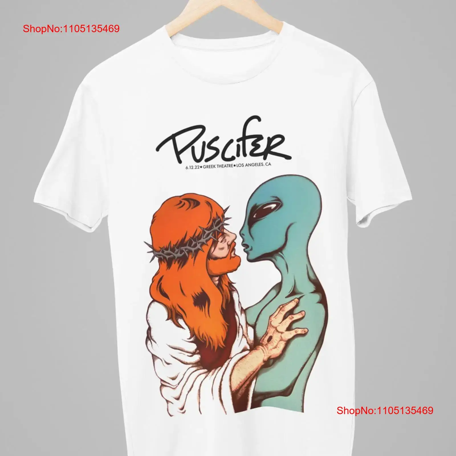 Poster Men Fashion - Puscifer 로스앤젤레스 공연 포스터 티셔츠 빈티지