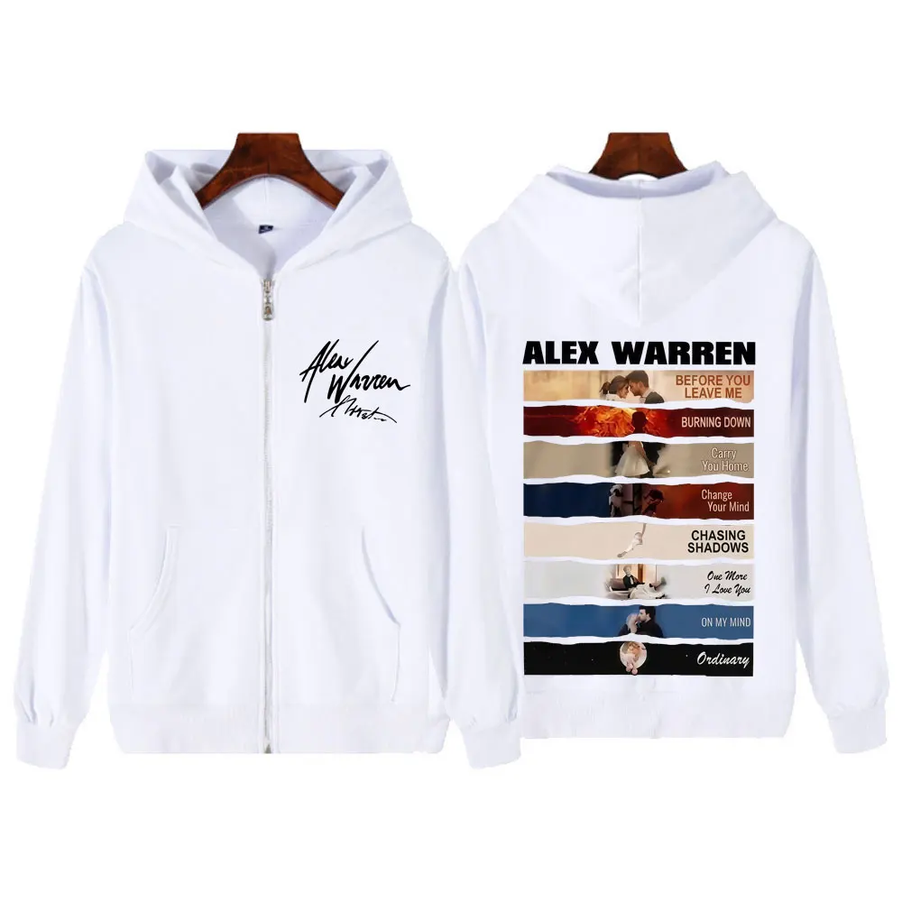 가수 알렉스 워렌 2026 투어 프린트 지퍼 후디, 남 - Mens Fashion Zip Up Hoodies 리뷰 및 가격