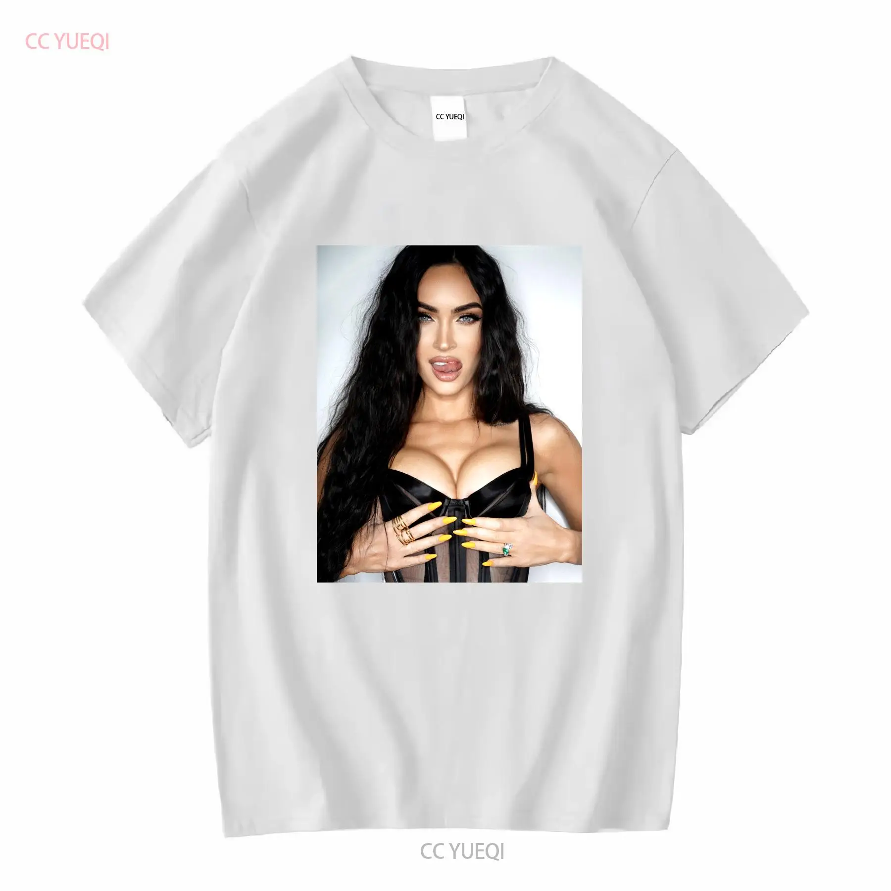 Megan Fox T 셔츠 포스터 긴 또는 짧은 소매  - Poster Men Fashion 리뷰 및 가격