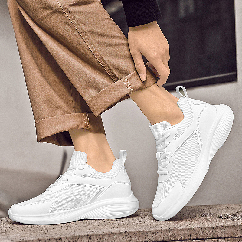 남성 패션 키높이 스니커즈 통기성 메쉬 키높이 신발 마 - Mens Fashion Trainers 리뷰 및 가격