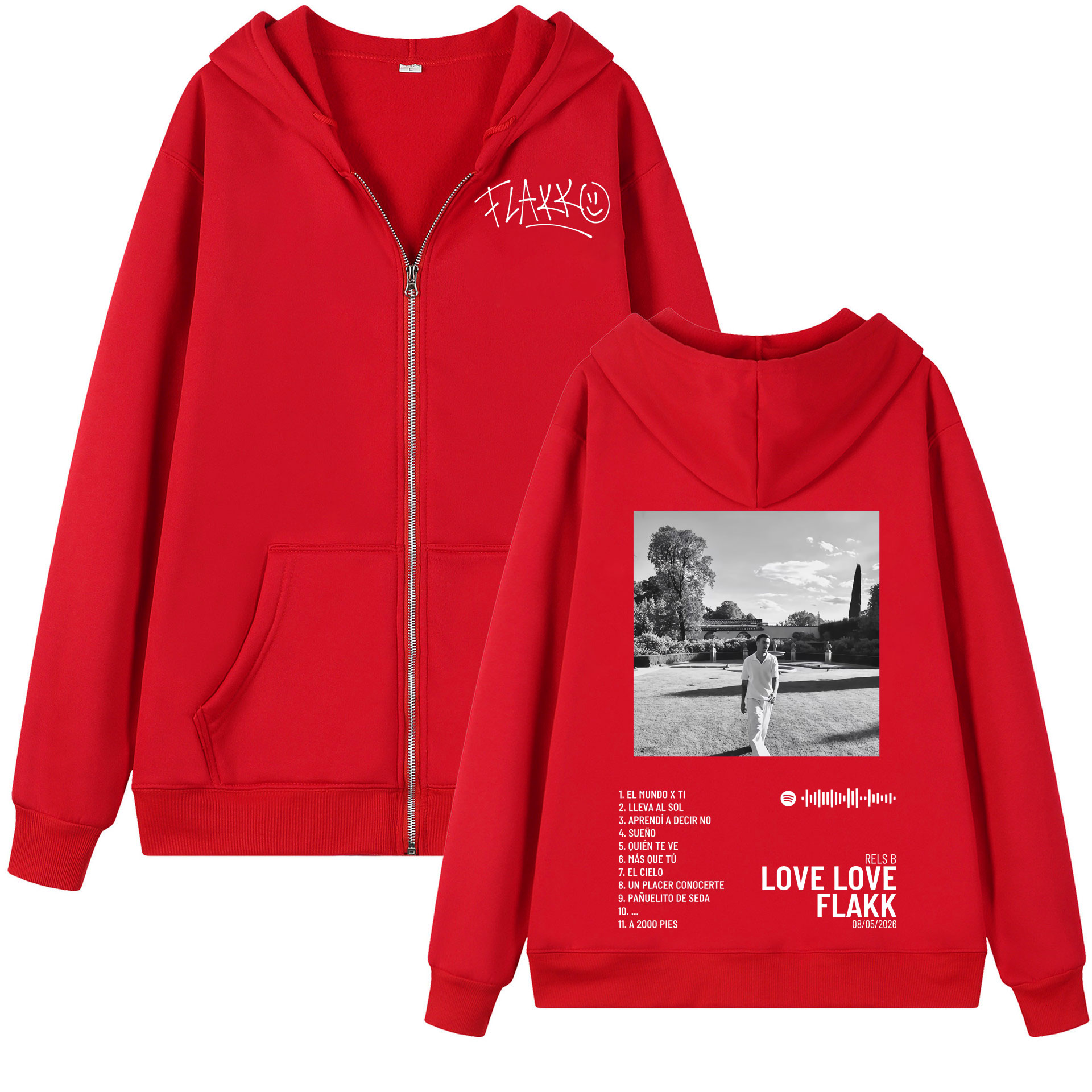 래퍼 렐스 브 러브 러브 플랙 그래픽 지퍼 후디 힙합  - Mens Fashion Zip Up Hoodies 리뷰 및 가격