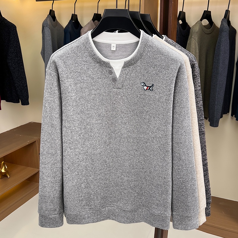 패션 트렌드 솔리드 컬러 남성용 가짜 투피스 티셔츠 가 - Men'S Fashion T Shirts 리뷰 및 가격