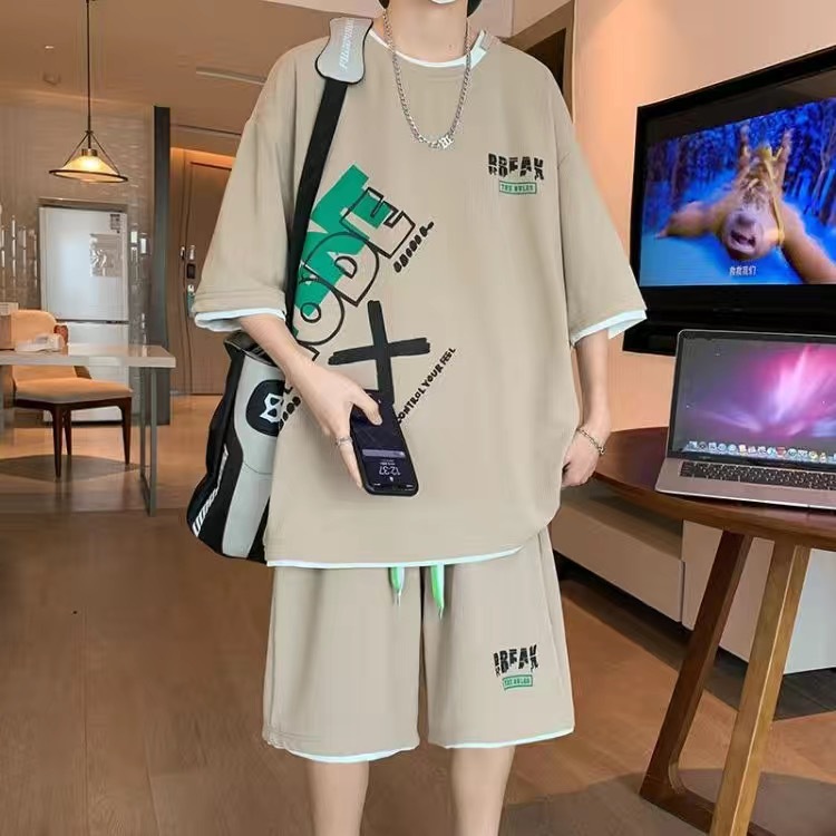 남성 캐주얼 2피스 스포츠웨어 세트 스트리트웨어 패션  - Mens Fashion Clothes 리뷰 및 가격