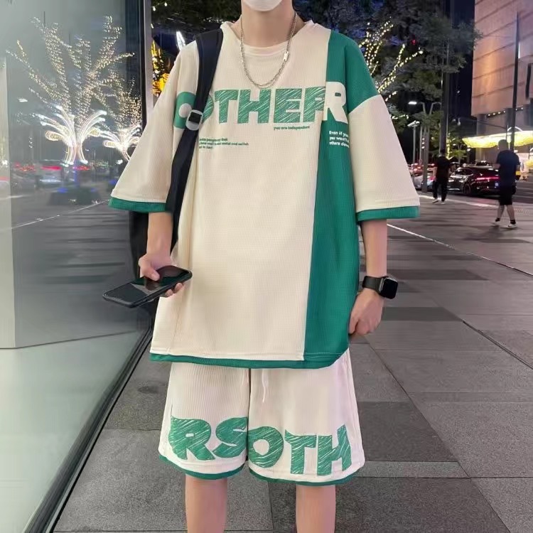 남성 캐주얼 2피스 스포츠웨어 세트 스트리트웨어 패션  - Mens Fashion Clothes 리뷰 및 가격
