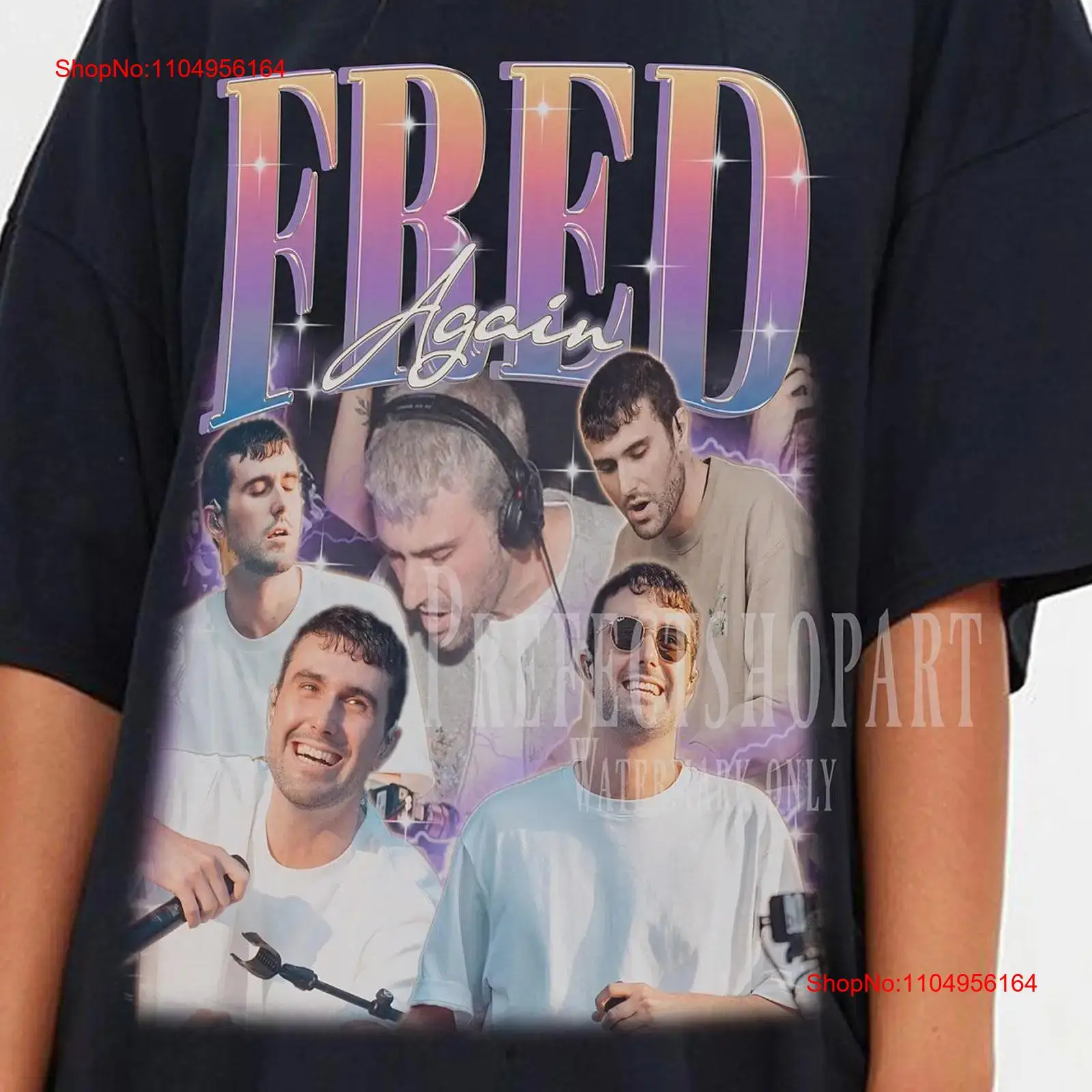 Fred Again T 셔츠 Merch 빈티지 의류 투 - Poster Men Fashion 리뷰 및 가격