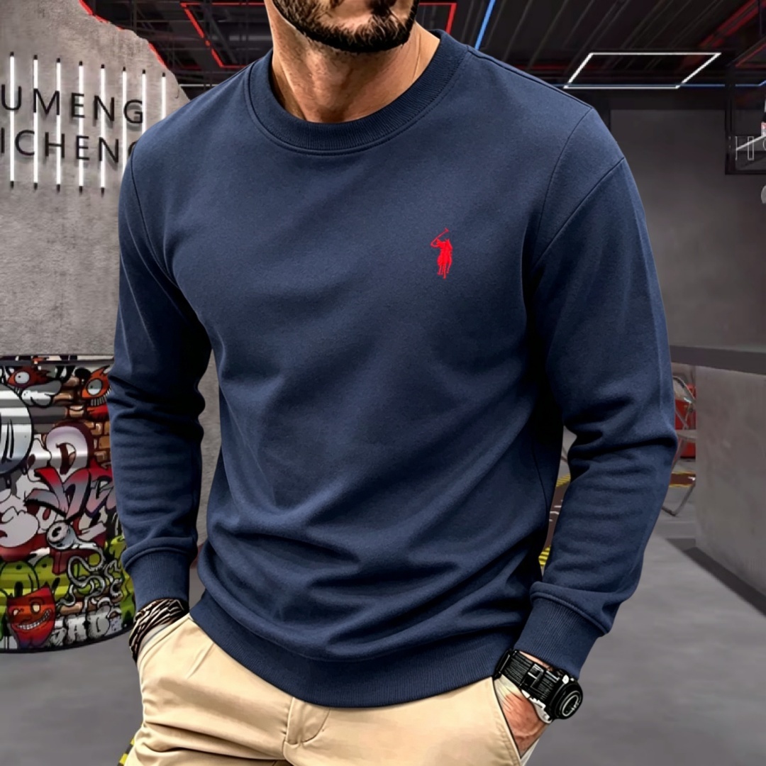부드러운 면 소재의 고급 브랜드 남성용 긴팔 라운드넥  - Men'S Fashion T Shirts 리뷰 및 가격