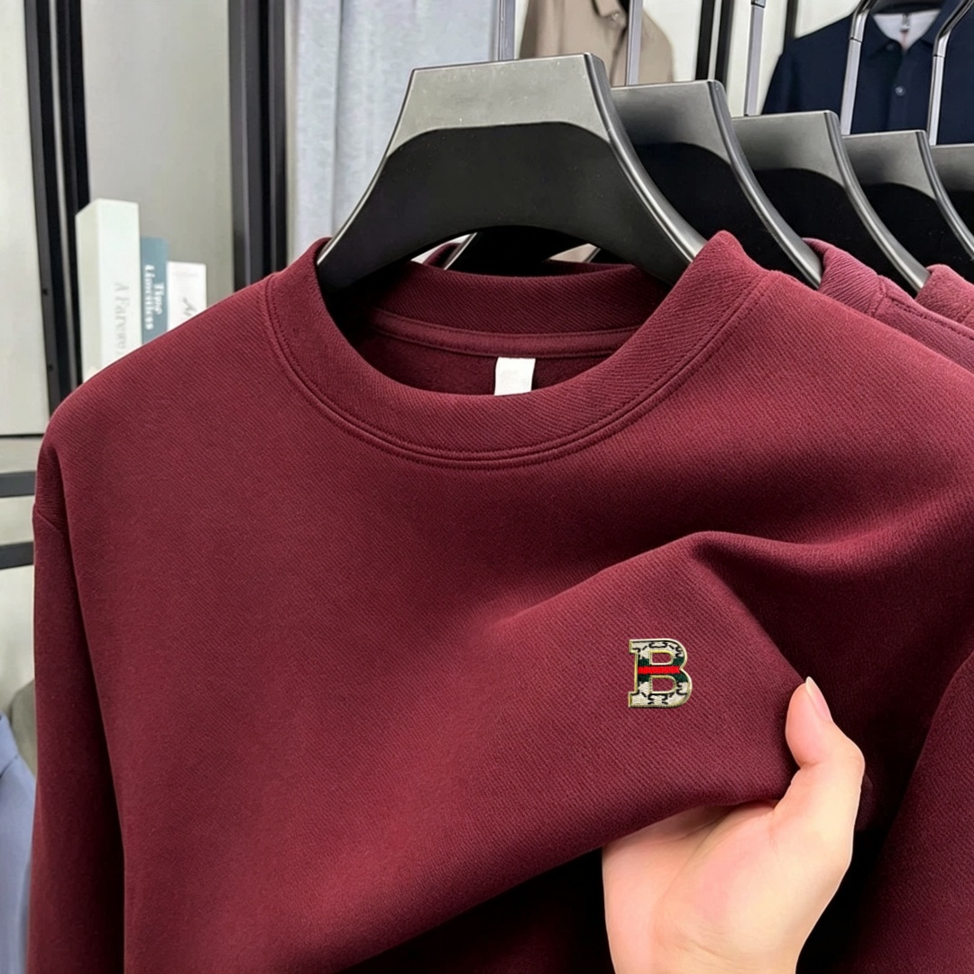 부드러운 면 소재의 고급 브랜드 남성용 긴팔 라운드넥  - Men'S Fashion T Shirts 리뷰 및 가격