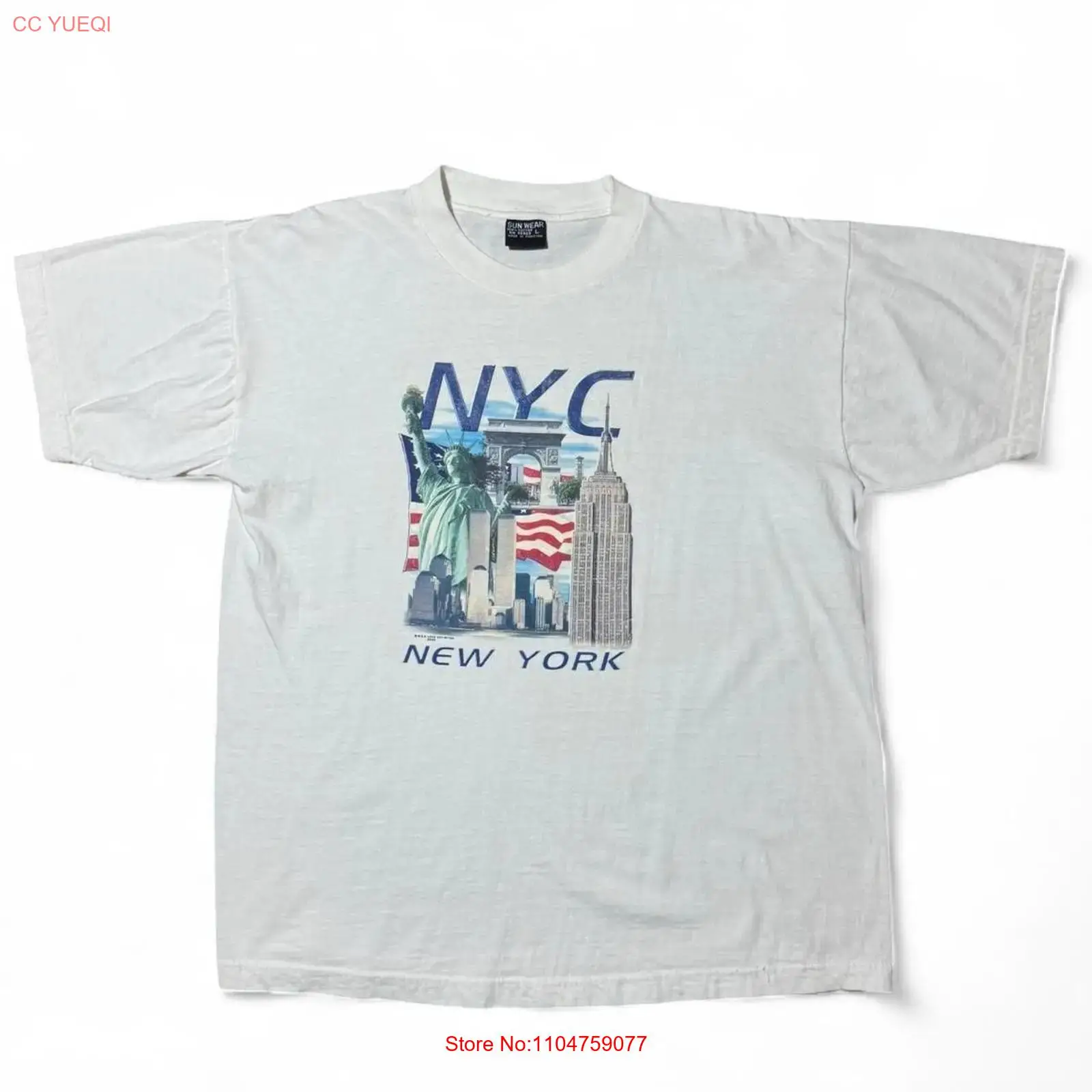빈티지 Y2K 뉴욕 기념품 트윈 타워 9.11 이전 관 - Men'S Fashion New York 리뷰 및 가격