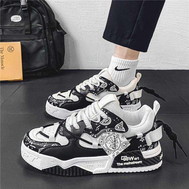 패션 스케이트 신발 남성 운동화 남성 통기성 운동화 야 - Mens Fashion Trainers 리뷰 및 가격