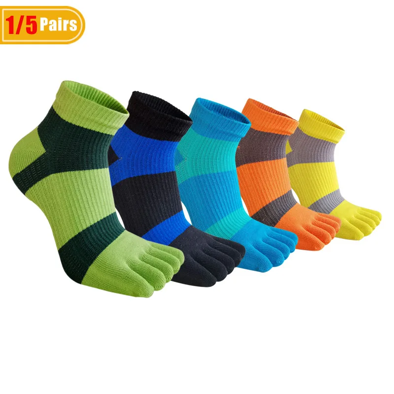 1/5 쌍 남성용 다섯 손가락 발목 양말 피트니스 스포 - Socks Ankle Men 리뷰 및 가격