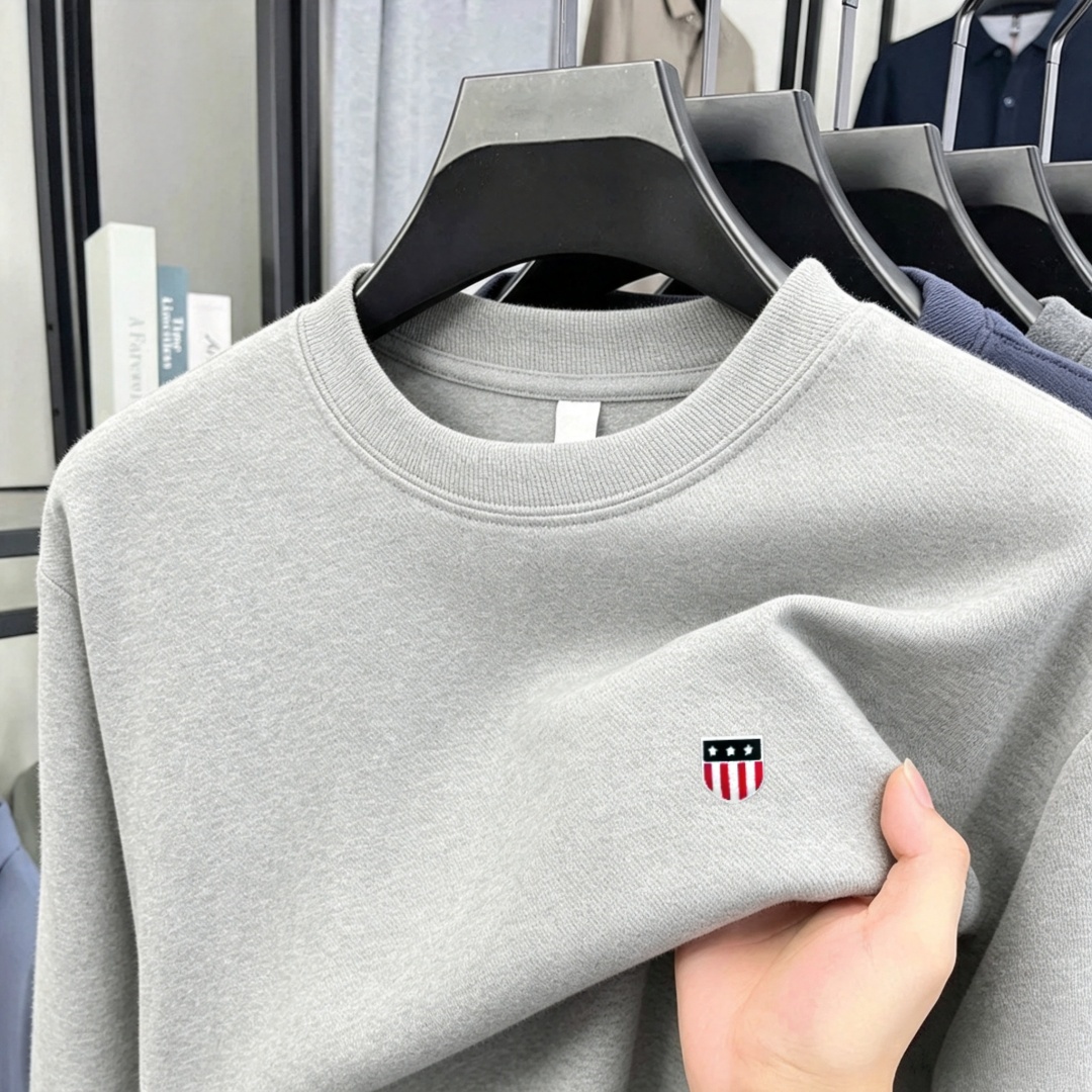부드러운 면 소재의 고급 브랜드 남성용 긴팔 라운드넥  - Men'S Fashion T Shirts 리뷰 및 가격