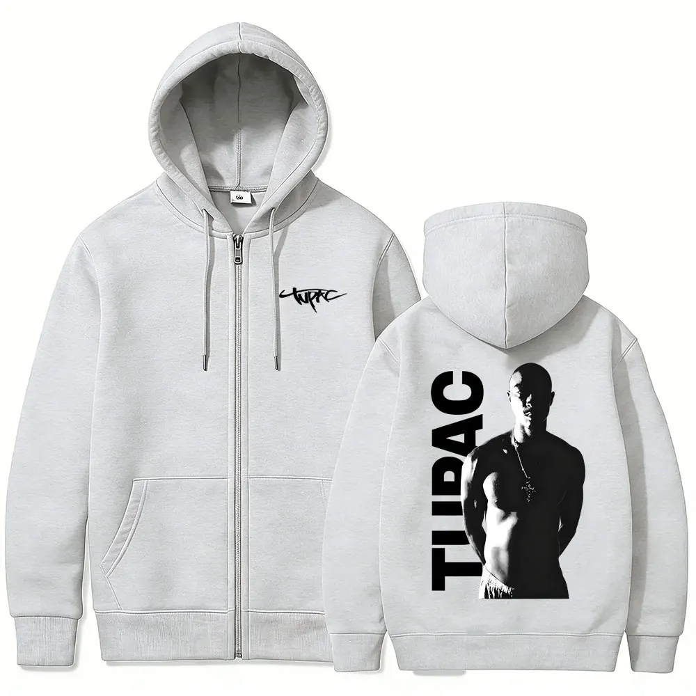 래퍼 투팍(Tupac 2pac) 스타일의 지퍼 후디,  - Mens Fashion Zip Up Hoodies 리뷰 및 가격